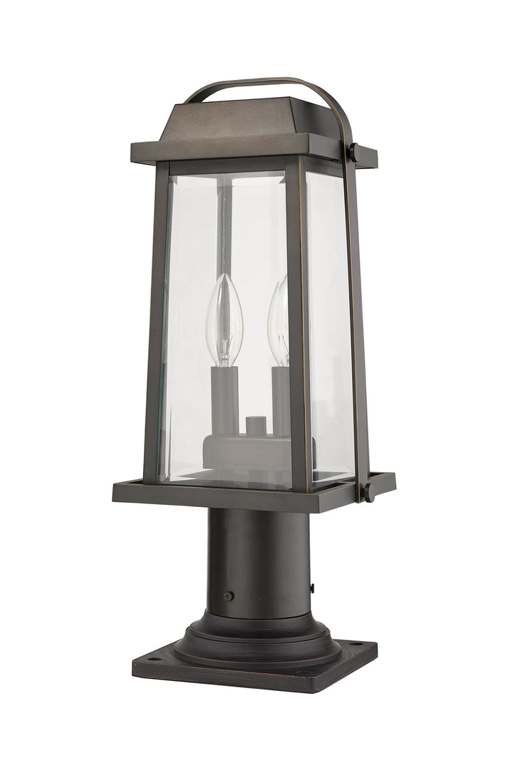 Z-Lite Canada - 574PHMR-533PM-ORB - Two Light Outdoor Pier Mounted Fixture - Millworks - Oil Rubbed Bronze