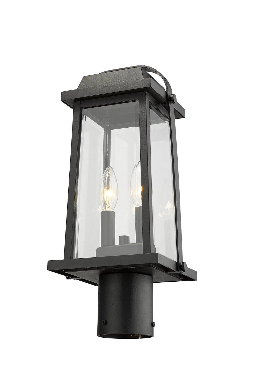 Z-Lite Canada - 574PHMR-BK - Two Light Outdoor Post Mount Fixture - Millworks - Black