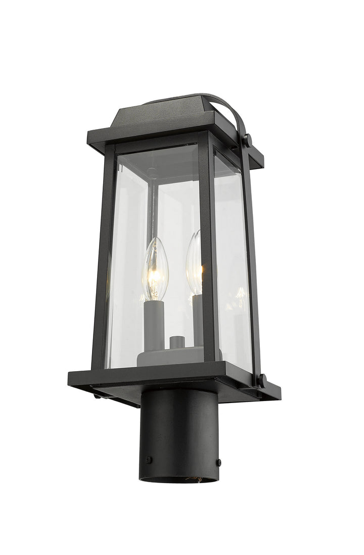Z-Lite Canada - 574PHMR-BK - Two Light Outdoor Post Mount Fixture - Millworks - Black