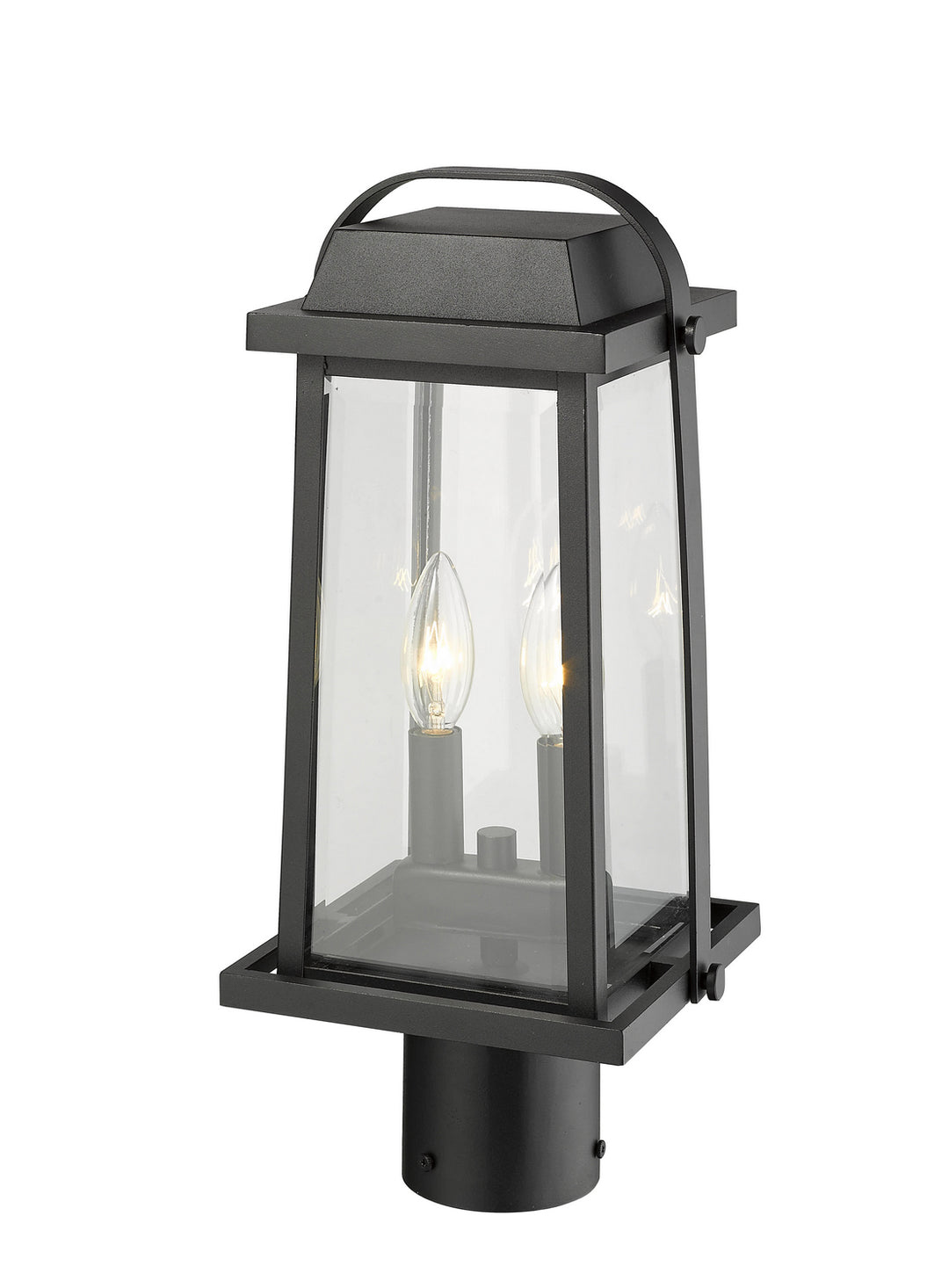 Z-Lite Canada - 574PHMR-BK - Two Light Outdoor Post Mount Fixture - Millworks - Black
