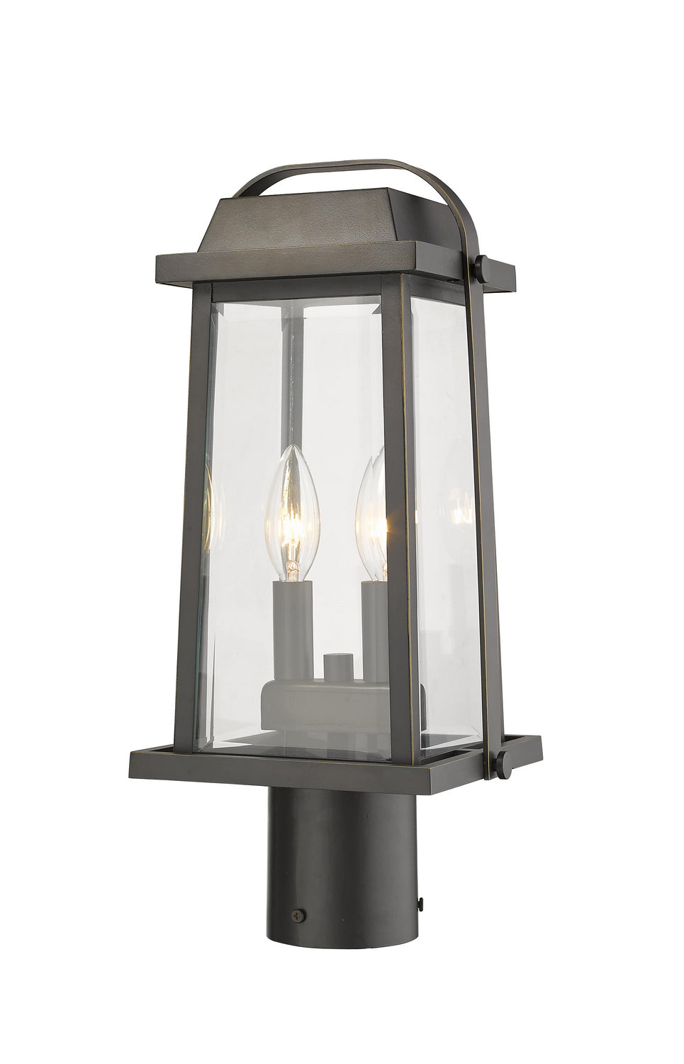 Z-Lite Canada - 574PHMR-ORB - Two Light Outdoor Post Mount Fixture - Millworks - Oil Rubbed Bronze