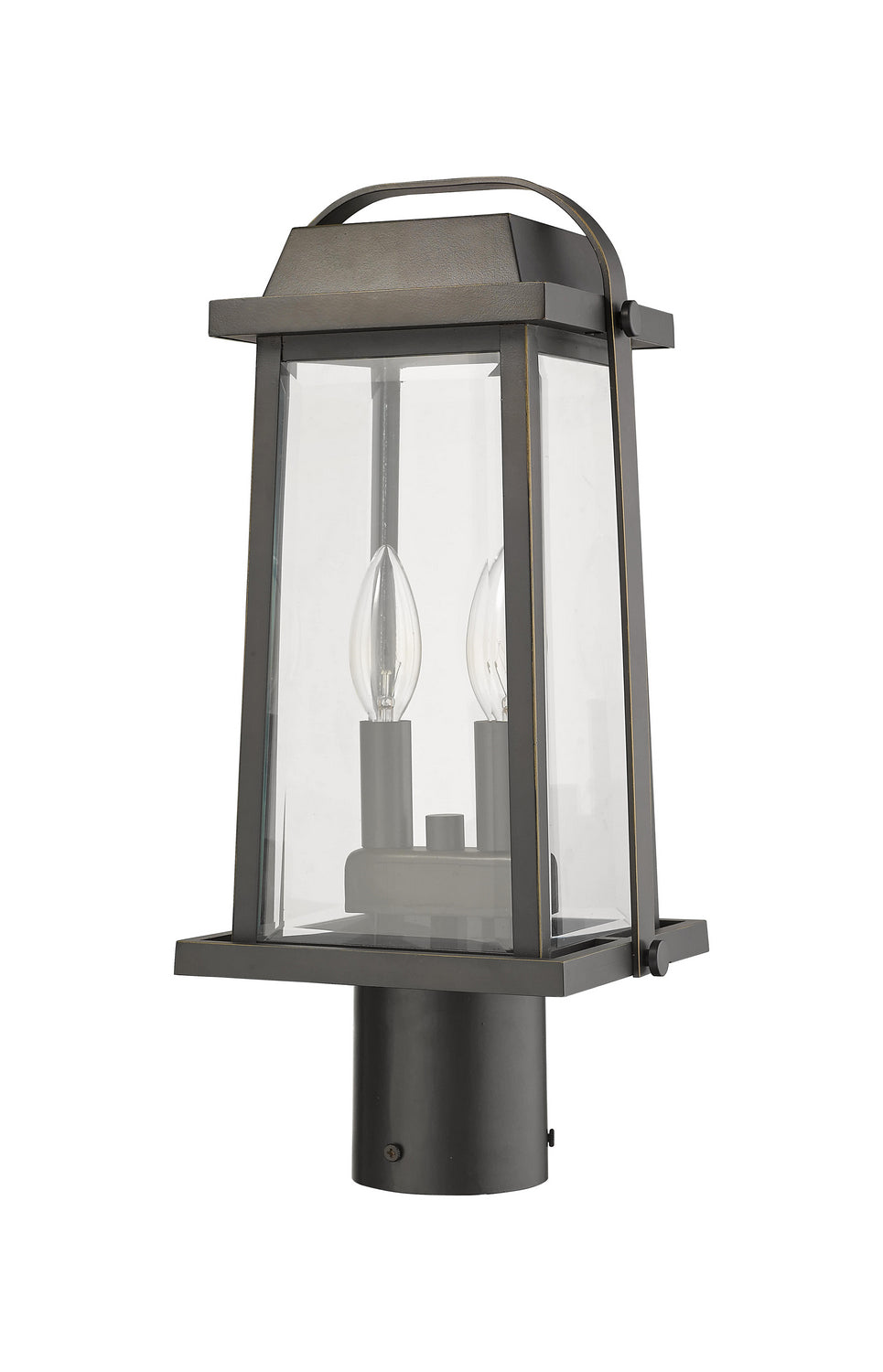 Z-Lite Canada - 574PHMR-ORB - Two Light Outdoor Post Mount Fixture - Millworks - Oil Rubbed Bronze
