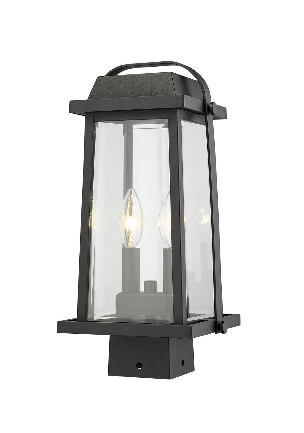 Z-Lite Canada - 574PHMS-BK - Two Light Outdoor Post Mount Fixture - Millworks - Black