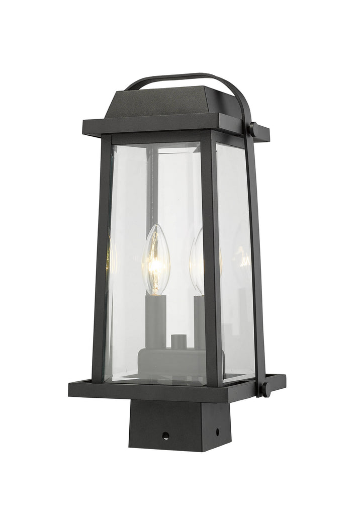 Z-Lite Canada - 574PHMS-BK - Two Light Outdoor Post Mount Fixture - Millworks - Black