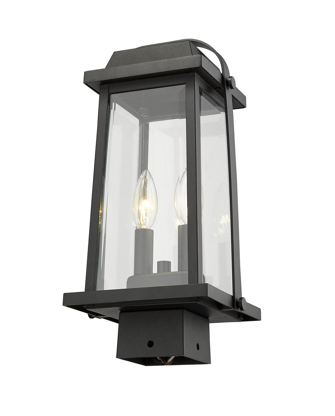 Z-Lite Canada - 574PHMS-BK - Two Light Outdoor Post Mount Fixture - Millworks - Black