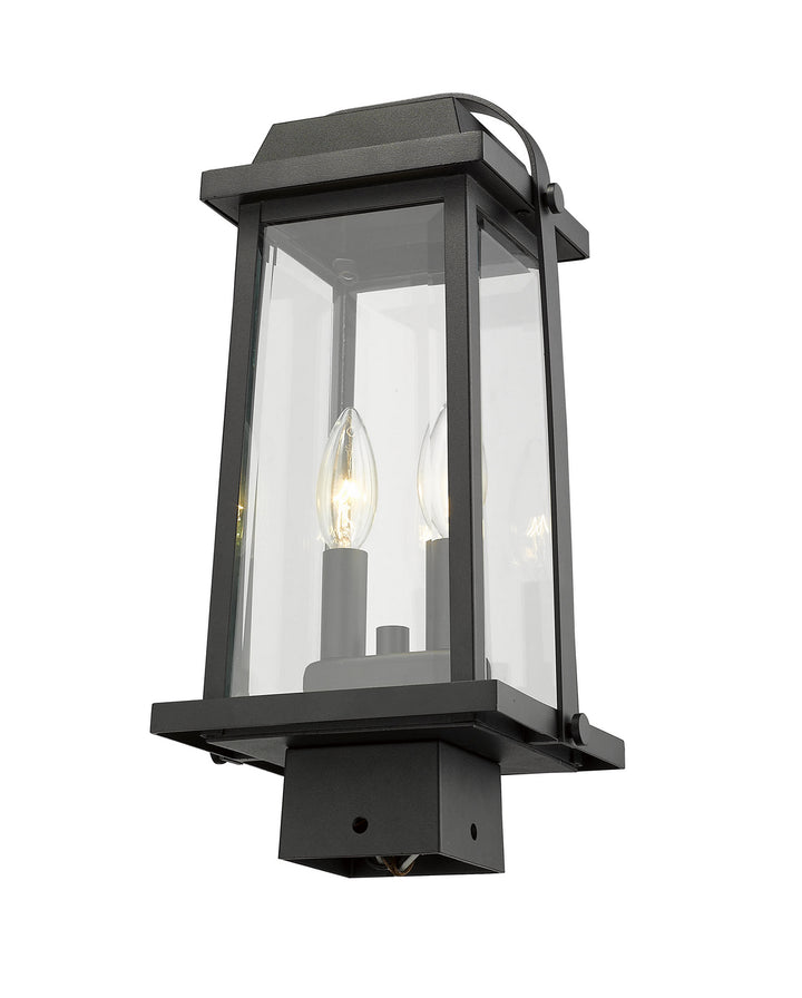 Z-Lite Canada - 574PHMS-BK - Two Light Outdoor Post Mount Fixture - Millworks - Black