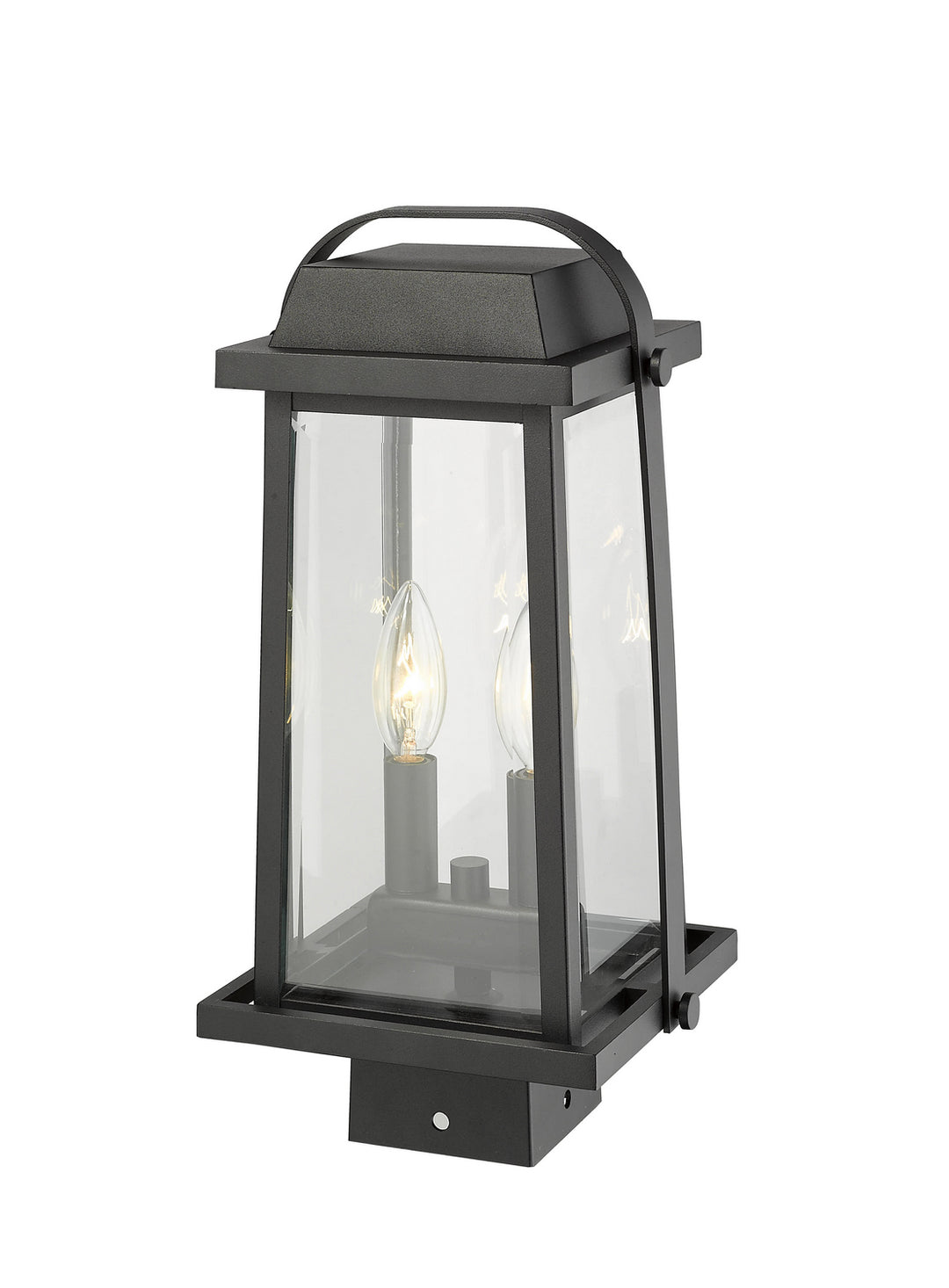 Z-Lite Canada - 574PHMS-BK - Two Light Outdoor Post Mount Fixture - Millworks - Black