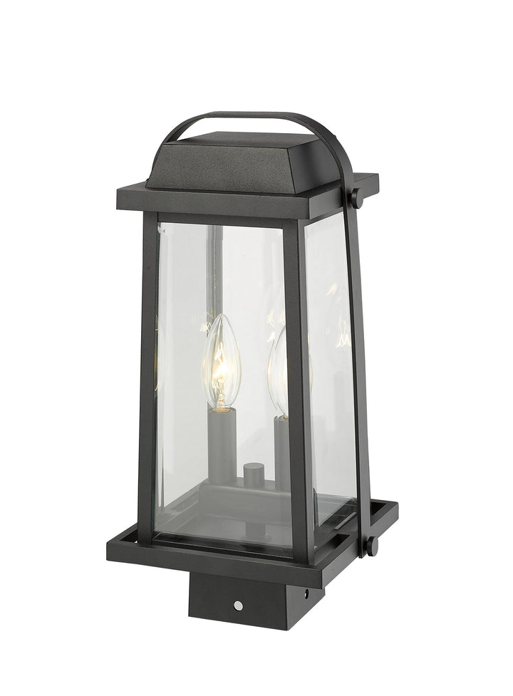 Z-Lite Canada - 574PHMS-BK - Two Light Outdoor Post Mount Fixture - Millworks - Black