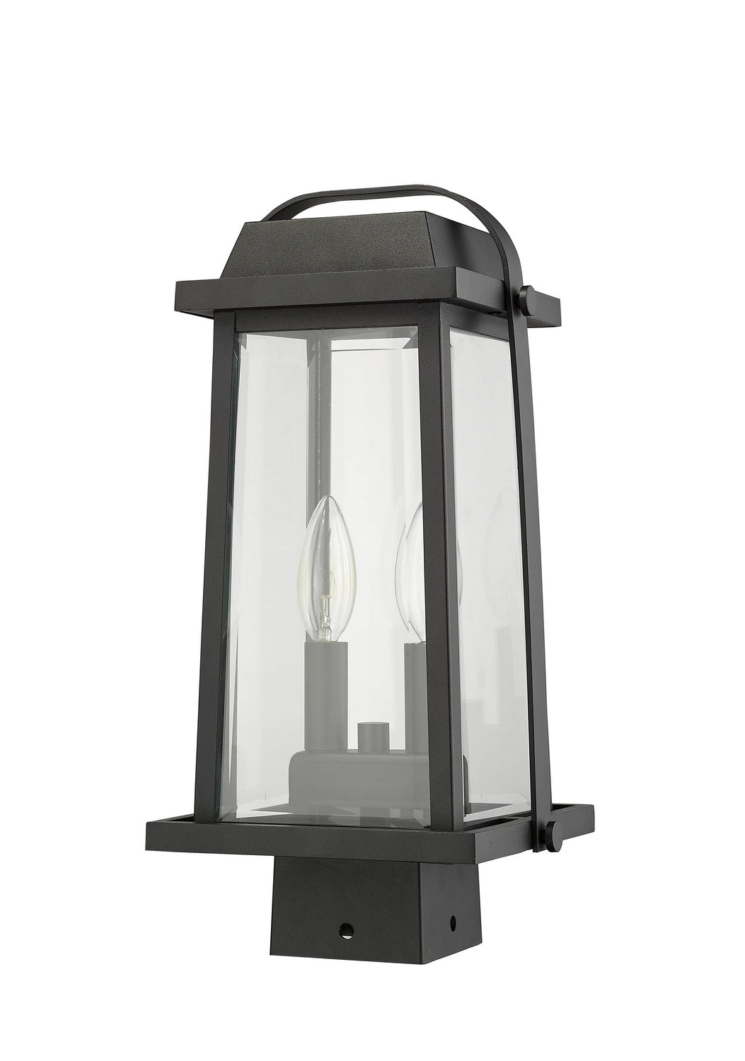 Z-Lite Canada - 574PHMS-BK - Two Light Outdoor Post Mount Fixture - Millworks - Black