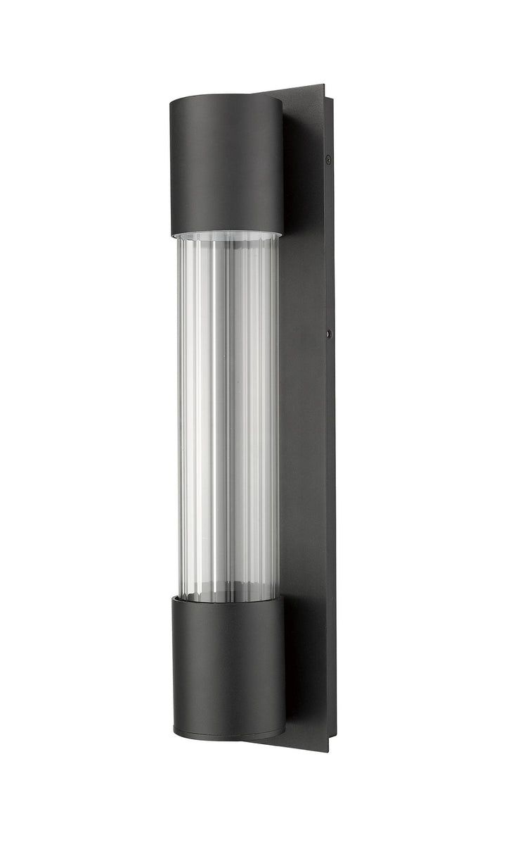 Z-Lite Canada - 575M-BK-LED - LED Outdoor Wall Mount - Striate - Black