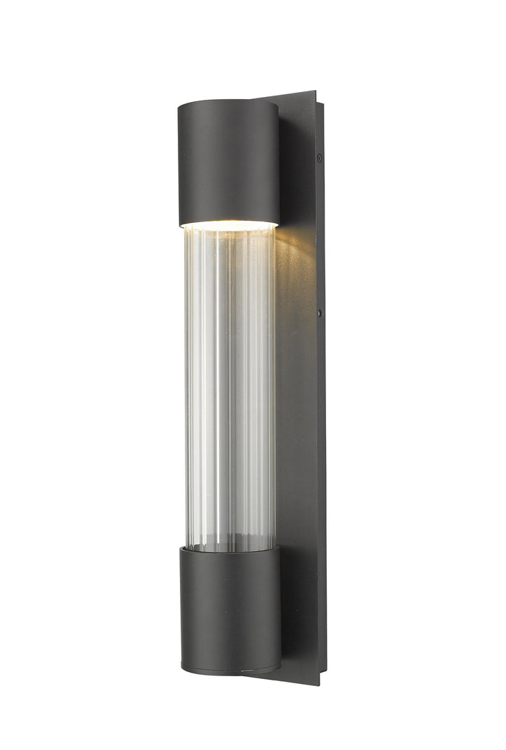 Striate LED Outdoor Wall Mount in Black - available from The Lighting Shoppe, trusted by Canadian homeowners
