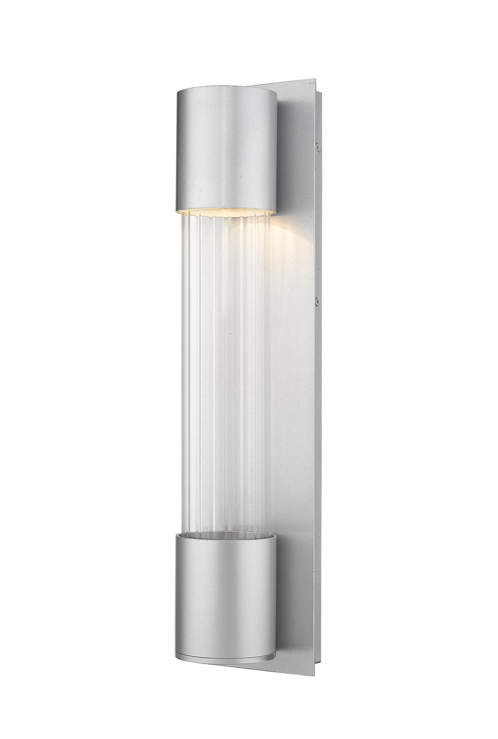 Striate LED Outdoor Wall Mount in Silver - available from The Lighting Shoppe, trusted by Canadian homeowners
