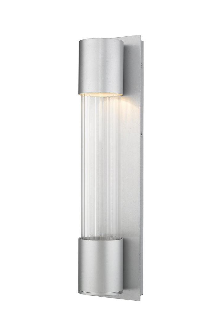 Striate LED Outdoor Wall Mount in Silver - available from The Lighting Shoppe, trusted by Canadian homeowners