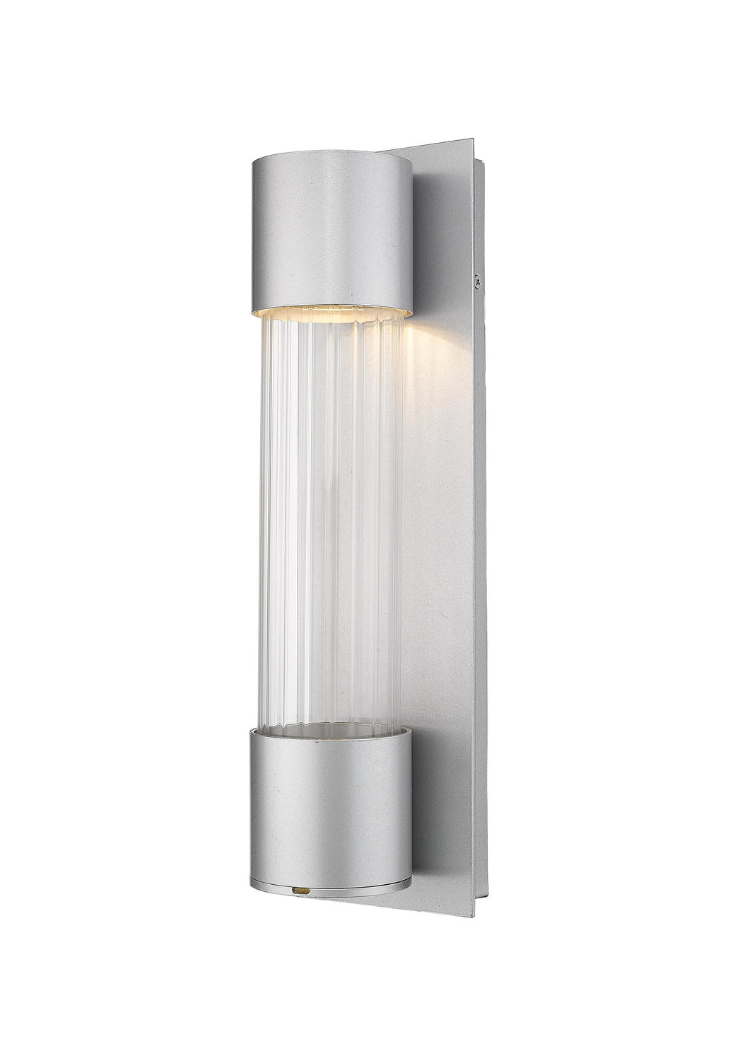Striate LED Outdoor Wall Mount in Silver - available from The Lighting Shoppe, trusted by Canadian homeowners