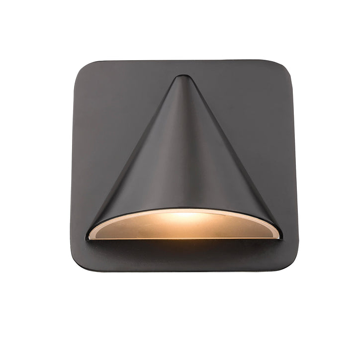 Obelisk LED Outdoor Wall Mount in Outdoor Rubbed Bronze - available from The Lighting Shoppe, trusted by Canadian homeowners