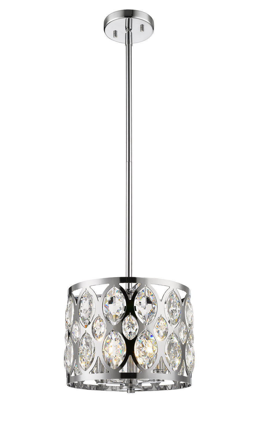 Z-Lite Canada - 6010-12CH - Three Light Chandelier - Dealey - Chrome