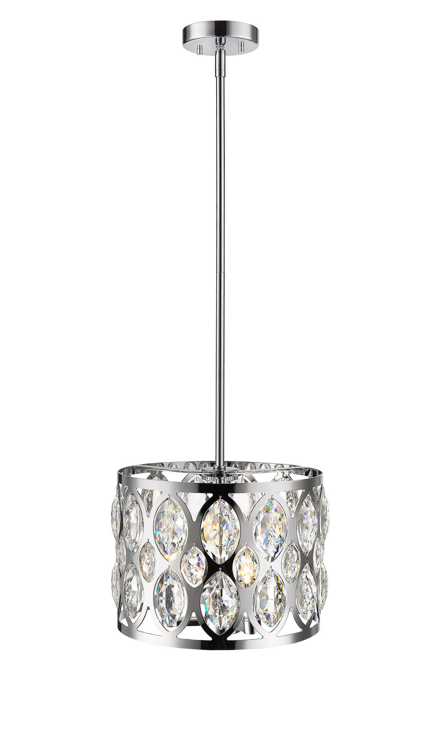 Z-Lite Canada - 6010-12CH - Three Light Chandelier - Dealey - Chrome
