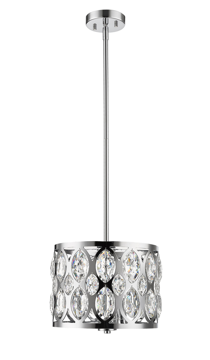 Z-Lite Canada - 6010-12CH - Three Light Chandelier - Dealey - Chrome