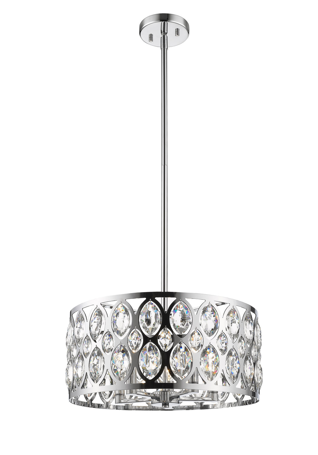 Z-Lite Canada - 6010-20CH - Five Light Chandelier - Dealey - Chrome