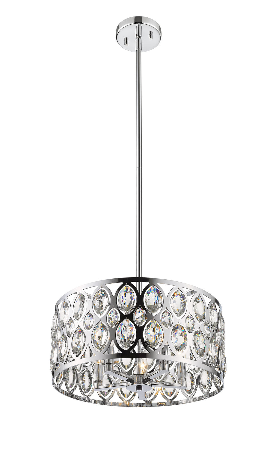 Z-Lite Canada - 6010-20CH - Five Light Chandelier - Dealey - Chrome