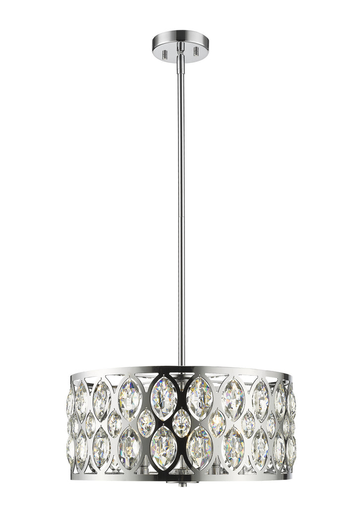 Z-Lite Canada - 6010-20CH - Five Light Chandelier - Dealey - Chrome
