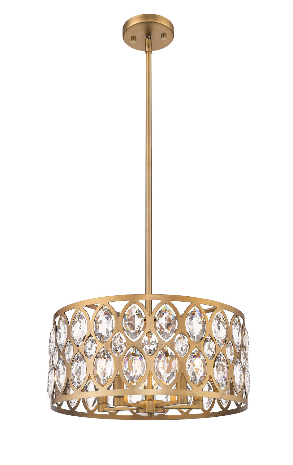 Z-Lite Canada - 6010-20HB - Five Light Chandelier - Dealey - Heirloom Brass