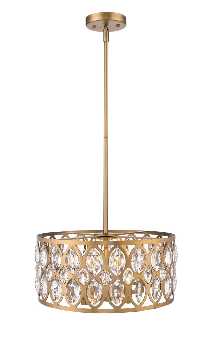 Z-Lite Canada - 6010-20HB - Five Light Chandelier - Dealey - Heirloom Brass