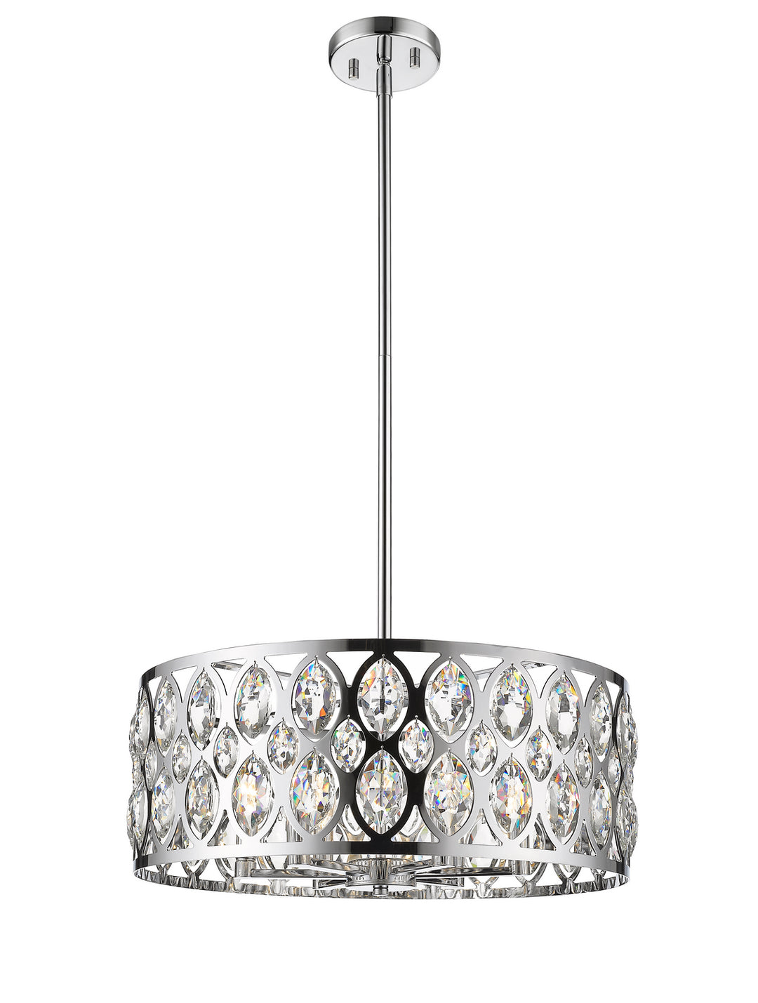 Z-Lite Canada - 6010-24CH - Six Light Chandelier - Dealey - Chrome