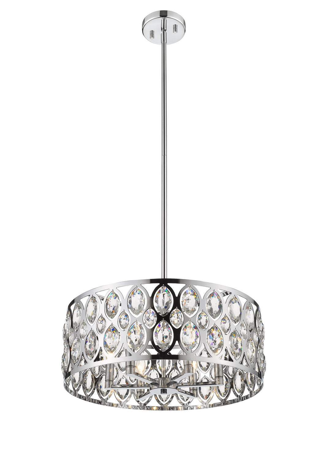 Z-Lite Canada - 6010-24CH - Six Light Chandelier - Dealey - Chrome