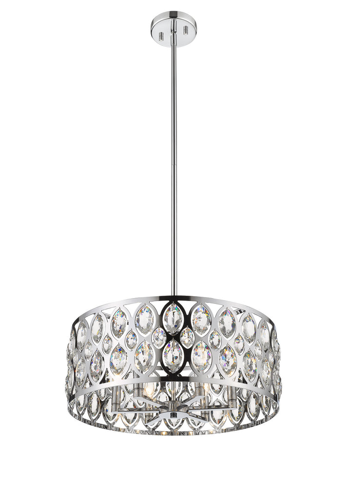 Z-Lite Canada - 6010-24CH - Six Light Chandelier - Dealey - Chrome