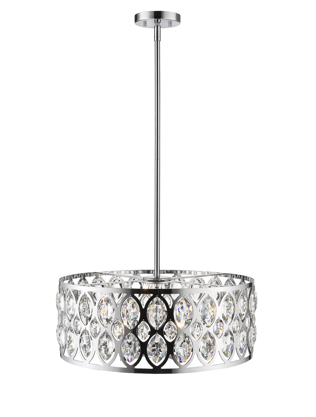Z-Lite Canada - 6010-24CH - Six Light Chandelier - Dealey - Chrome