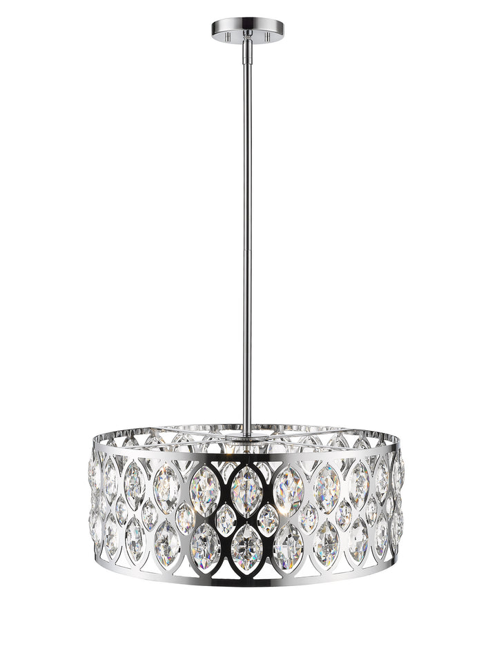 Z-Lite Canada - 6010-24CH - Six Light Chandelier - Dealey - Chrome
