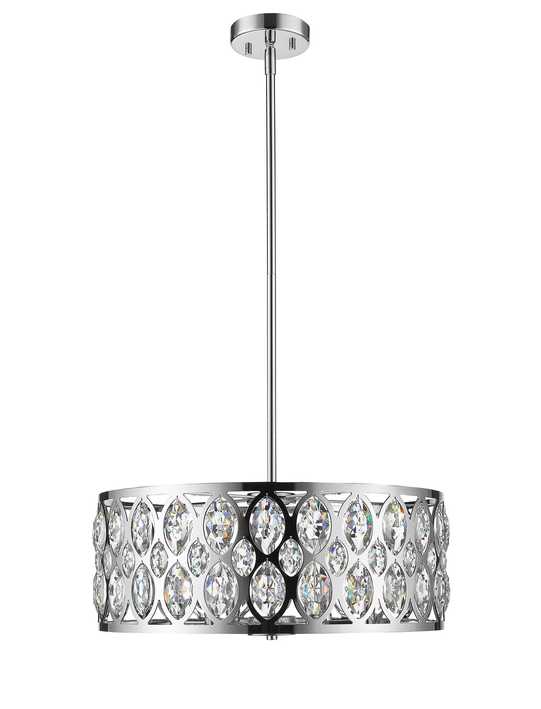 Z-Lite Canada - 6010-24CH - Six Light Chandelier - Dealey - Chrome