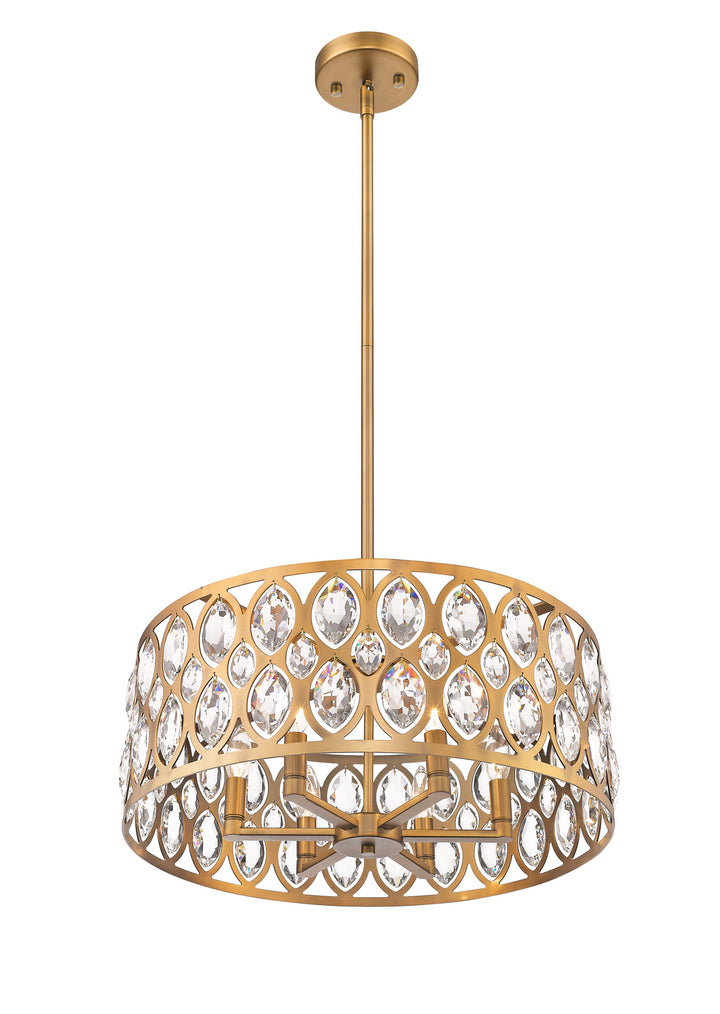Z-Lite Canada - 6010-24HB - Six Light Chandelier - Dealey - Heirloom Brass