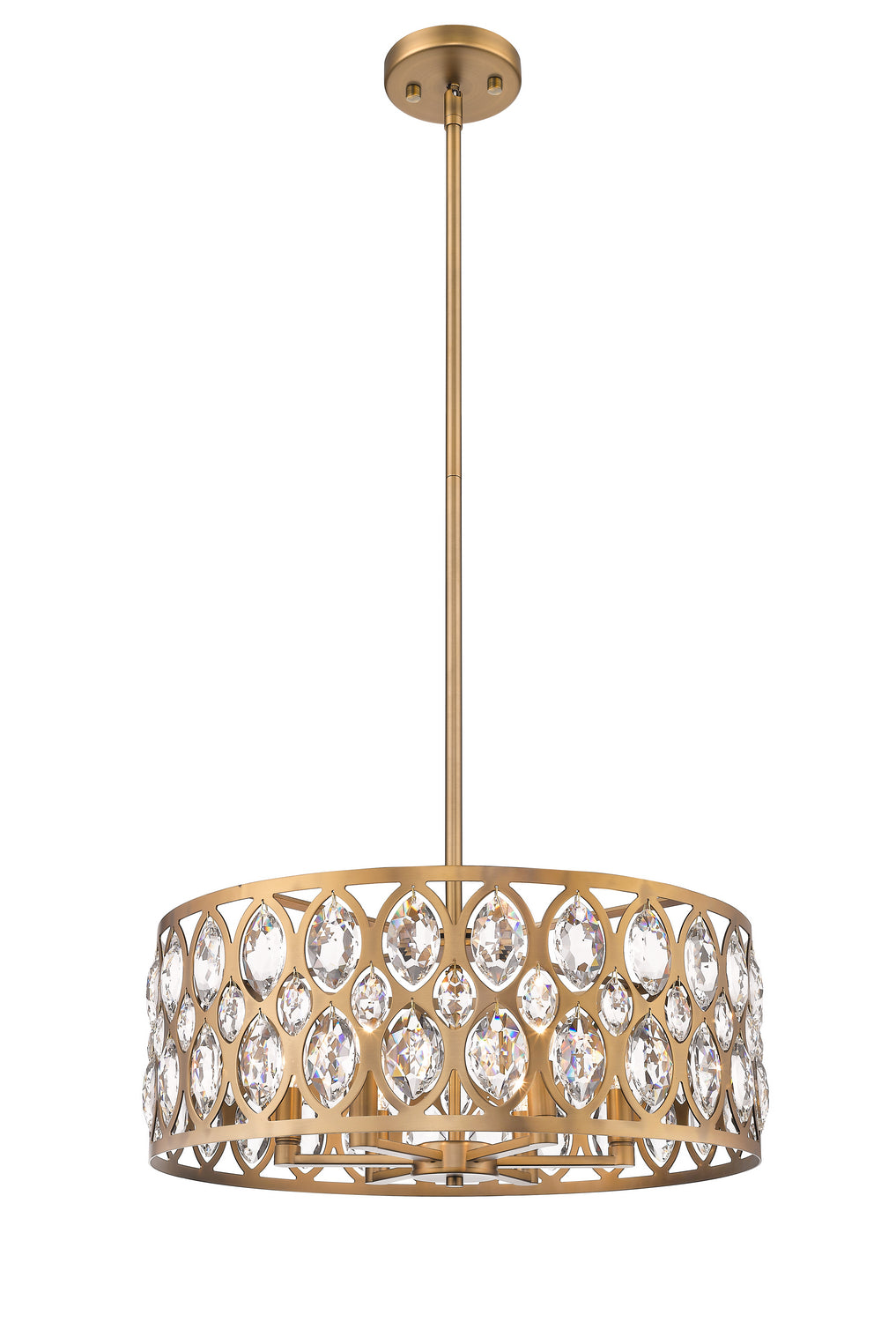 Z-Lite Canada - 6010-24HB - Six Light Chandelier - Dealey - Heirloom Brass