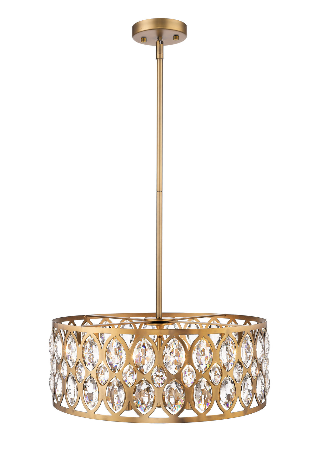 Z-Lite Canada - 6010-24HB - Six Light Chandelier - Dealey - Heirloom Brass