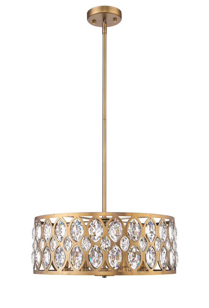 Z-Lite Canada - 6010-24HB - Six Light Chandelier - Dealey - Heirloom Brass