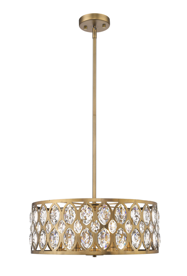 Z-Lite Canada - 6010-24HB - Six Light Chandelier - Dealey - Heirloom Brass