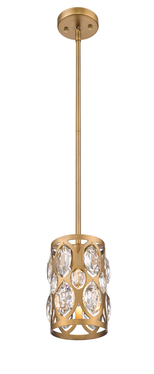 Z-Lite Canada - 6010MP-HB - One Light Pendant - Dealey - Heirloom Brass