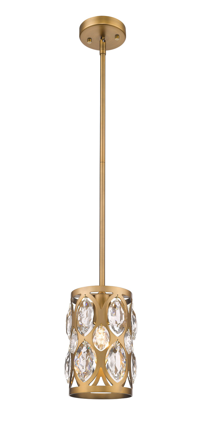 Z-Lite Canada - 6010MP-HB - One Light Pendant - Dealey - Heirloom Brass
