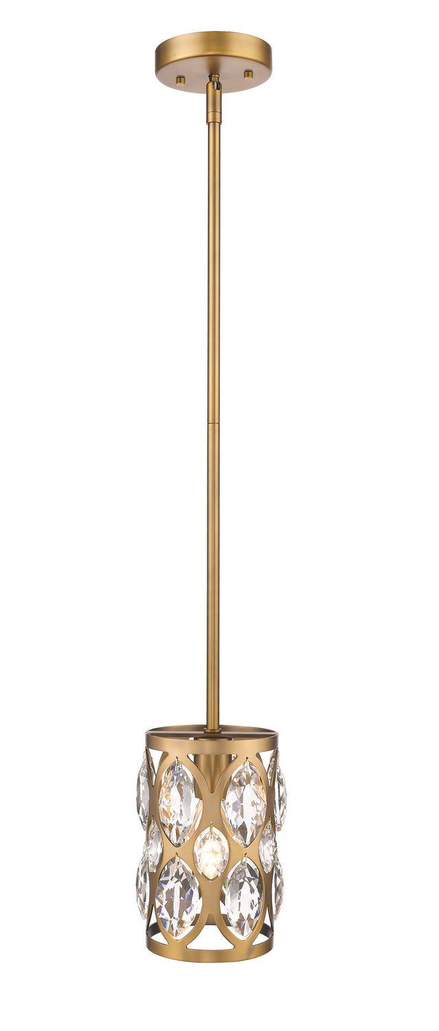 Z-Lite Canada - 6010MP-HB - One Light Pendant - Dealey - Heirloom Brass