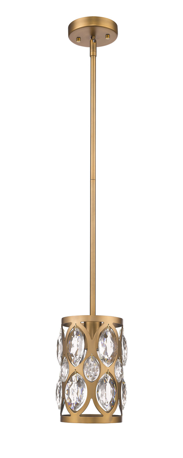Z-Lite Canada - 6010MP-HB - One Light Pendant - Dealey - Heirloom Brass