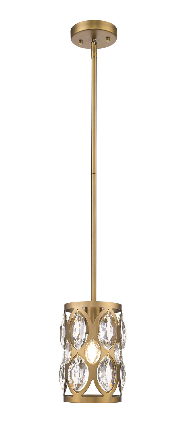 Dealey One Light Pendant in Heirloom Brass - available from The Lighting Shoppe, trusted by Canadian homeowners