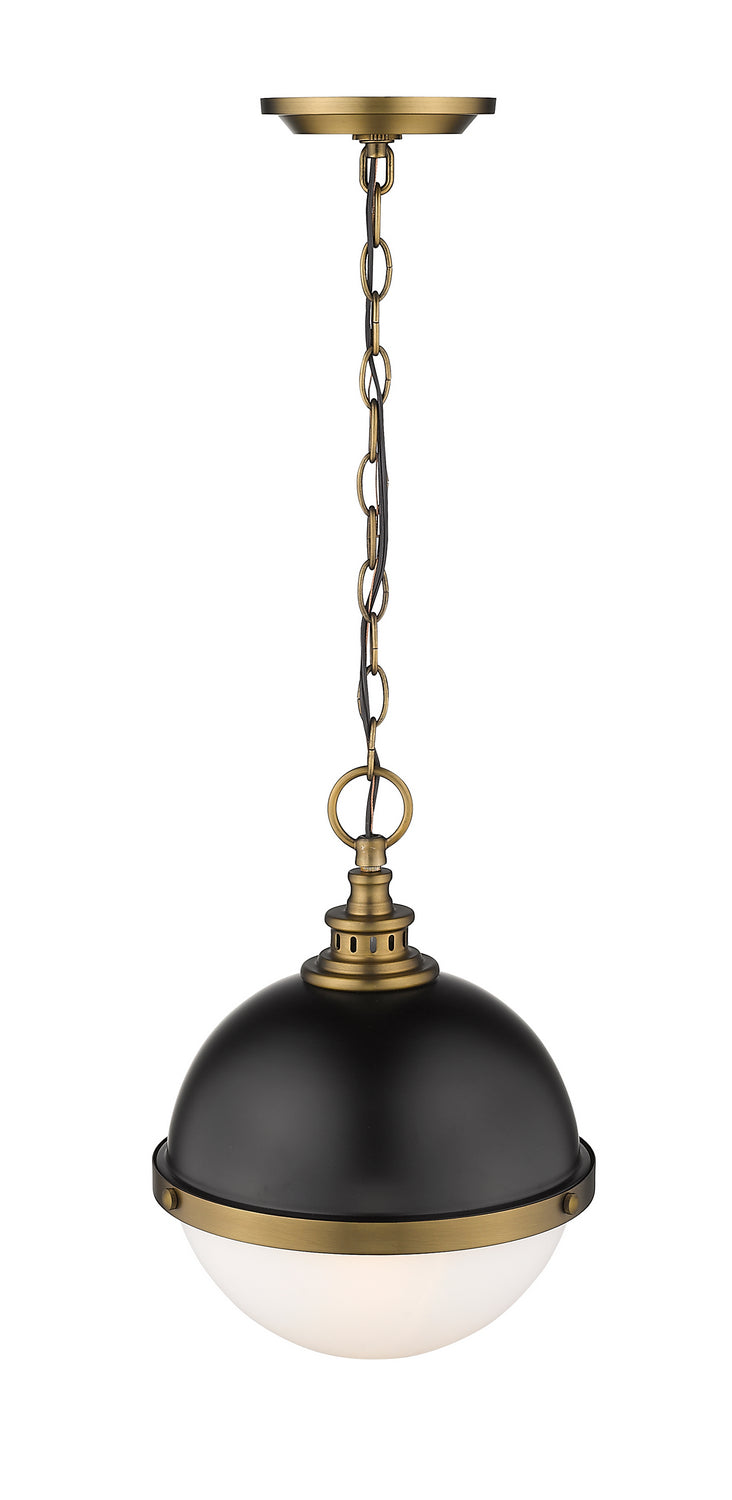 Z-Lite Canada - 619MP-MB-FB - Two Light Pendant - Peyton - Matte Black + Factory Bronze