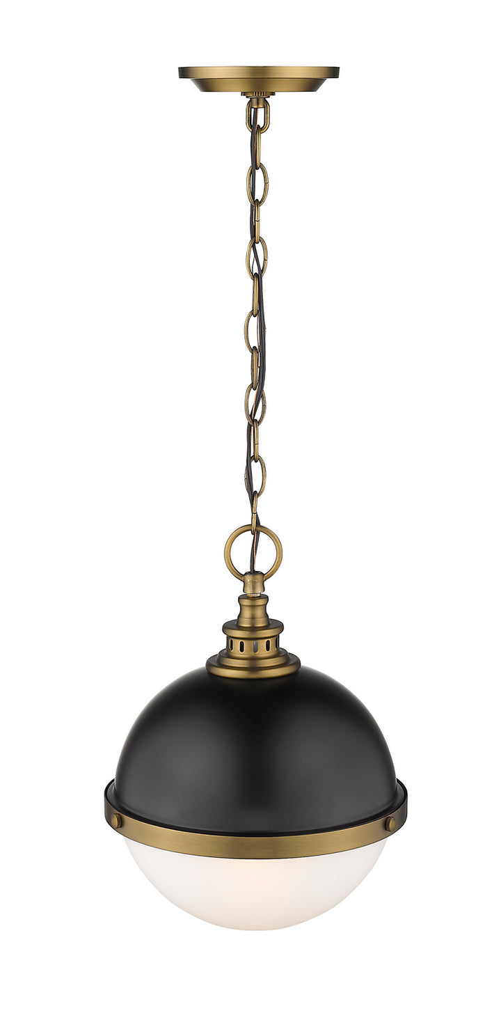 Z-Lite Canada - 619MP-MB-FB - Two Light Pendant - Peyton - Matte Black + Factory Bronze