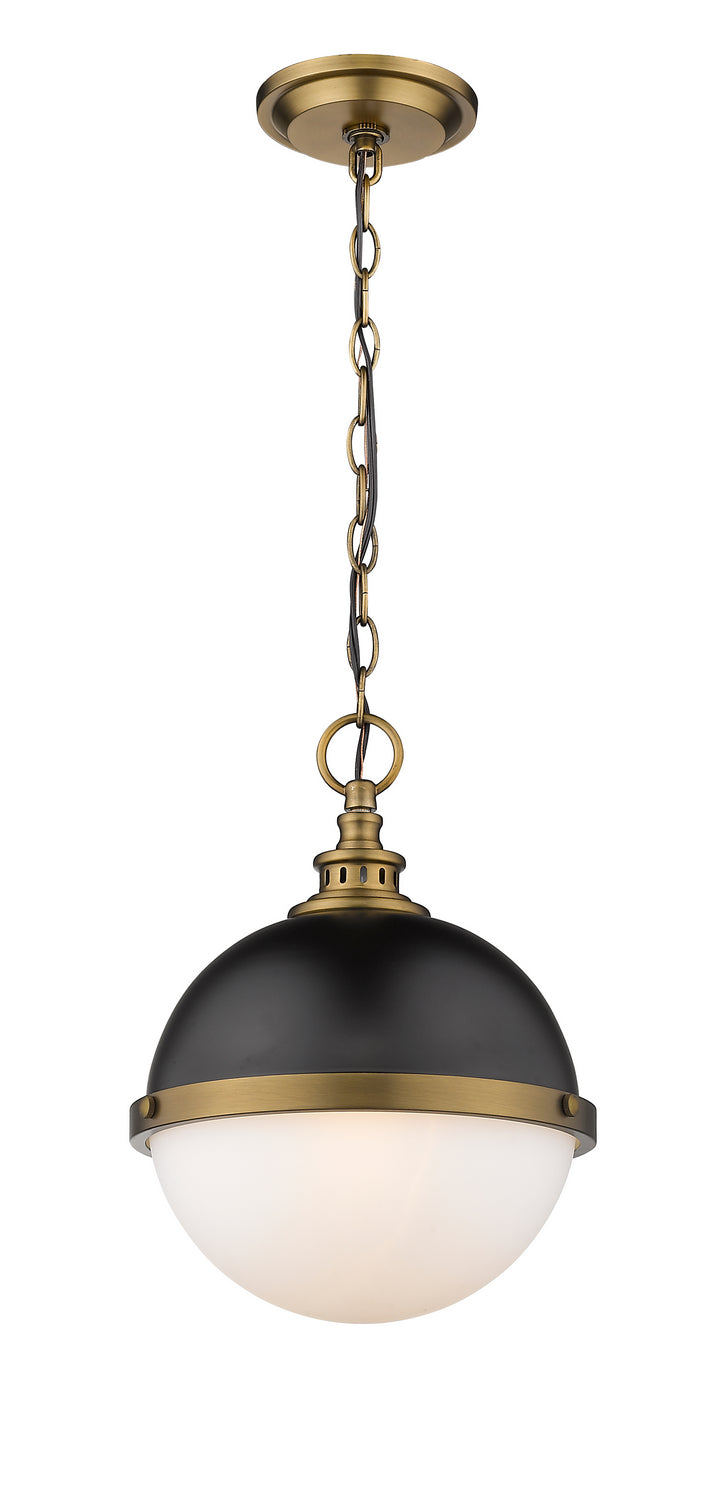 Z-Lite Canada - 619MP-MB-FB - Two Light Pendant - Peyton - Matte Black + Factory Bronze