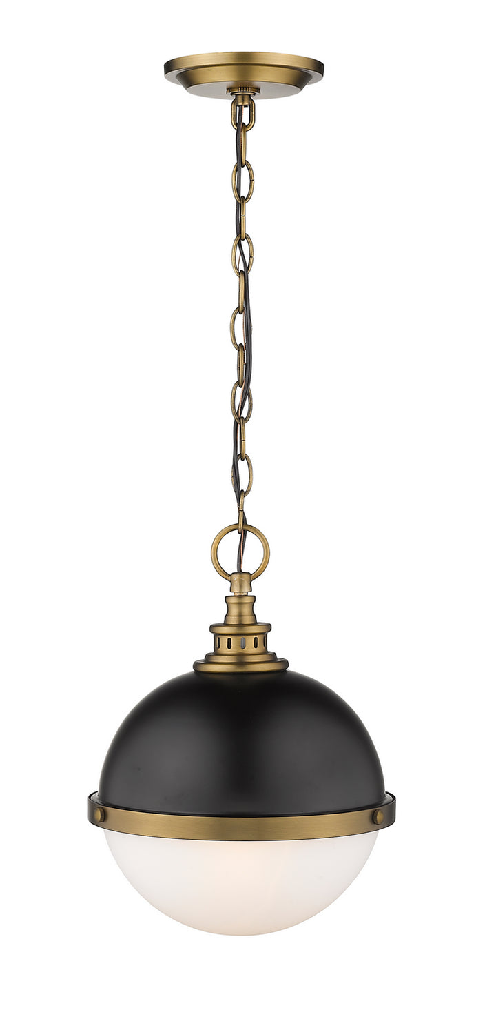 Z-Lite Canada - 619MP-MB-FB - Two Light Pendant - Peyton - Matte Black + Factory Bronze