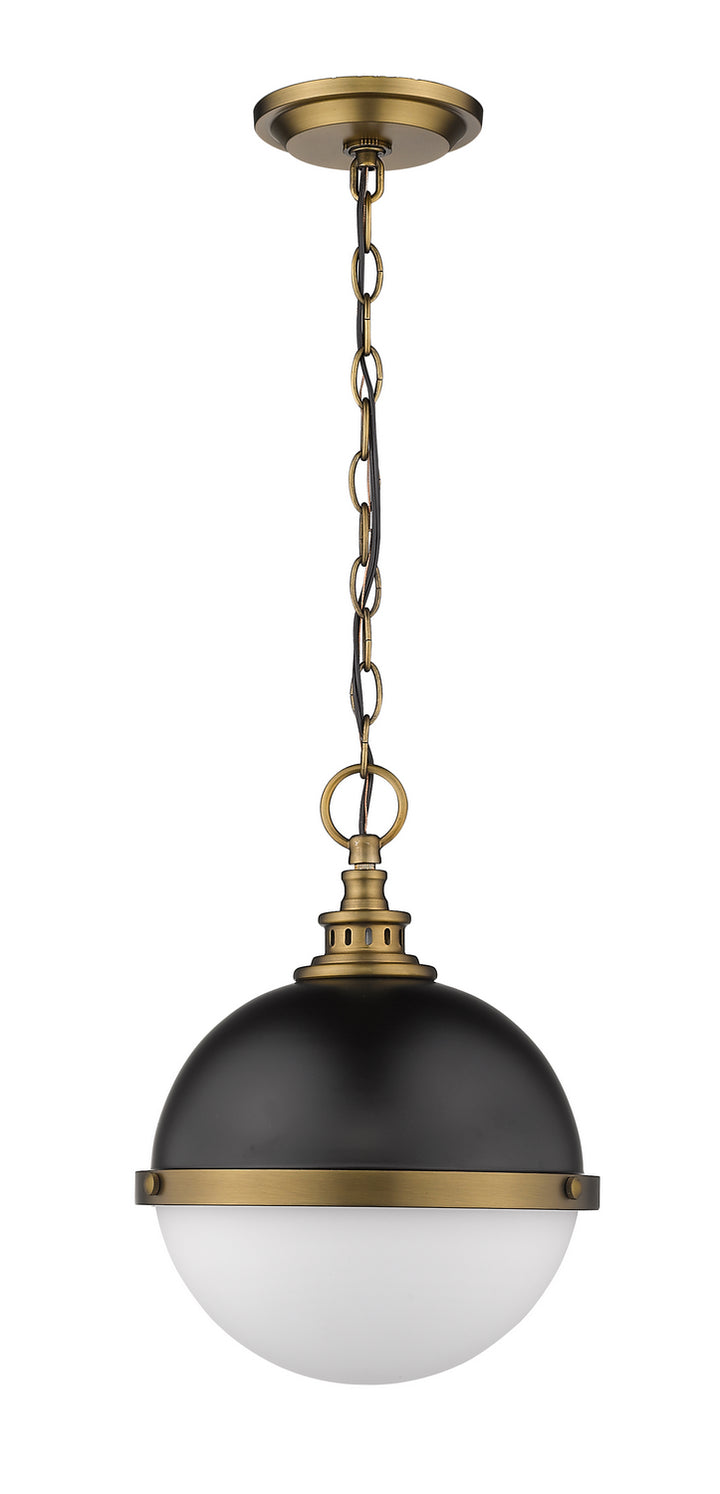 Z-Lite Canada - 619MP-MB-FB - Two Light Pendant - Peyton - Matte Black + Factory Bronze