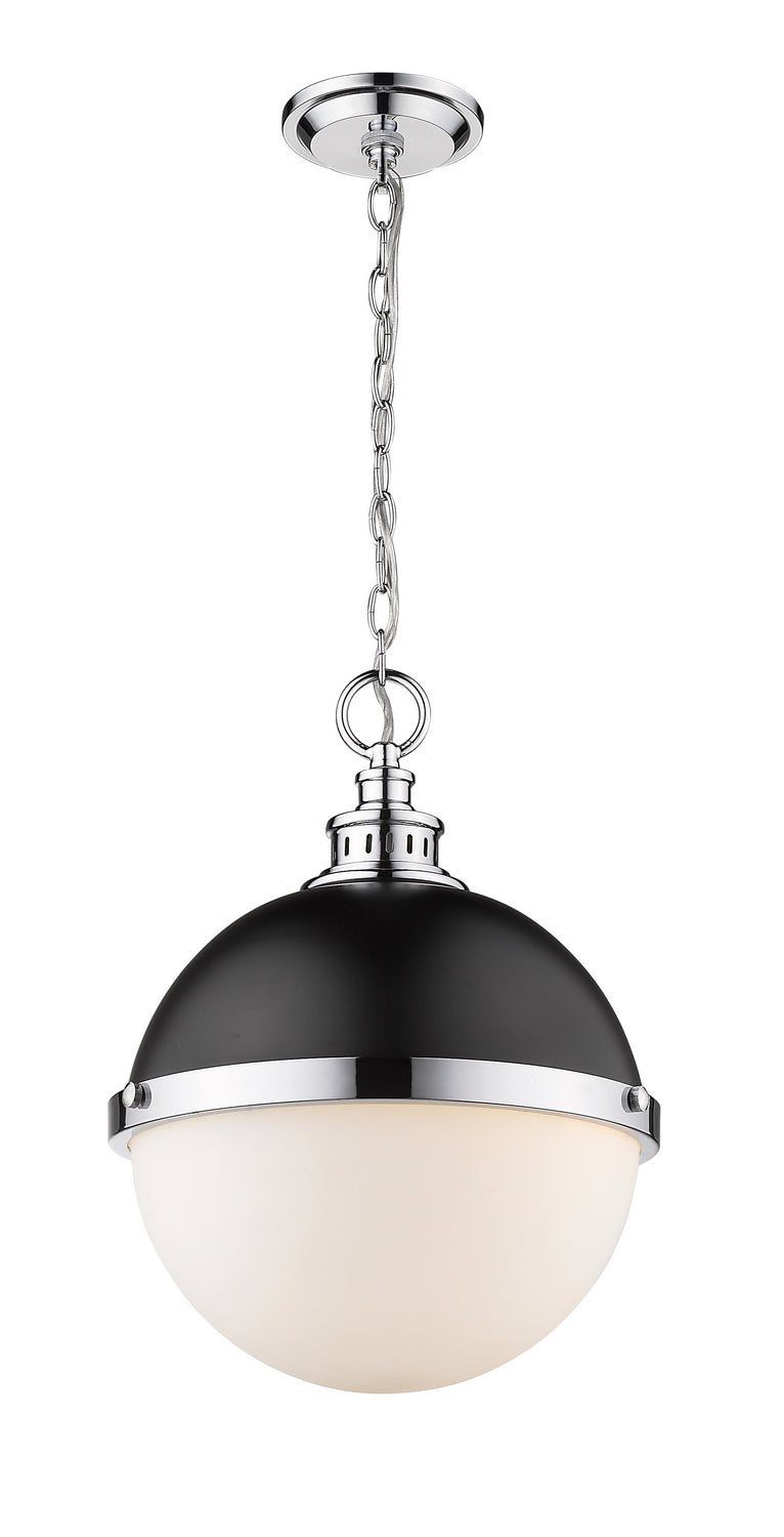 Z-Lite Canada - 619P14-MB-CH - Two Light Pendant - Peyton - Matte Black + Chrome