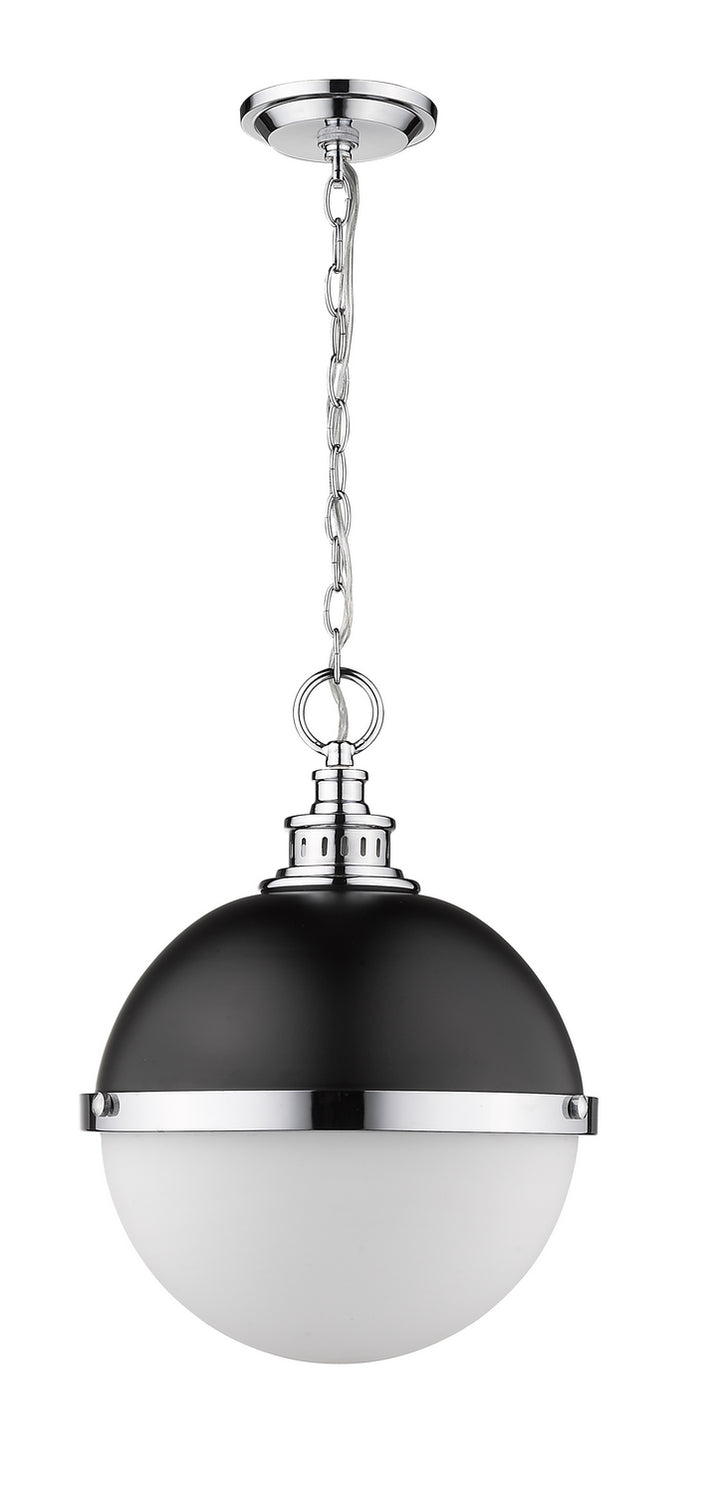 Z-Lite Canada - 619P14-MB-CH - Two Light Pendant - Peyton - Matte Black + Chrome